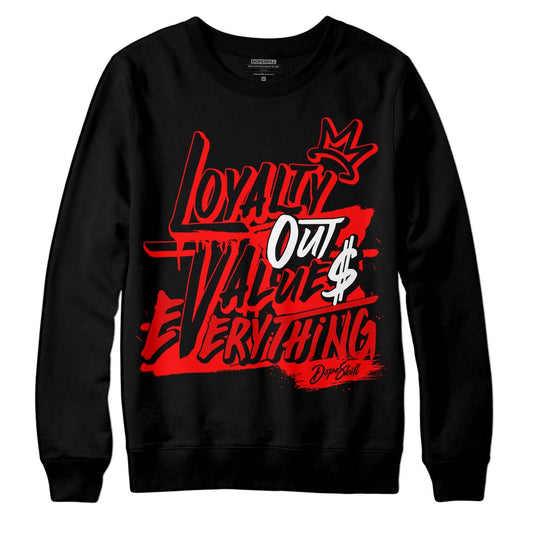 Jordan 1 Retro High OG "Satin Bred" DopeSkill Sweatshirt LOVE Graphic Streetwear - Black