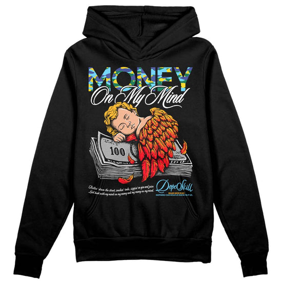 Jordan 1 Mid GS 'Six Championships DopeSkill Hoodie Sweatshirt MOMM Graphic Streetwear - Black