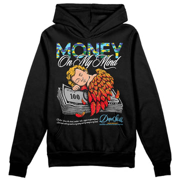 Jordan 1 Mid GS 'Six Championships DopeSkill Hoodie Sweatshirt MOMM Graphic Streetwear - Black