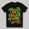 Neon Green Sneakers DopeSkill Toddler Kids T-shirt Class of 2026 Graphic Streetwear - Black