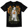 Jordan 5 "Olive" DopeSkill T-Shirt Angels Graphic Streetwear - Black 