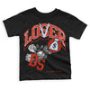 Jordan 6 Retro Toro Bravo DopeSkill Toddler Kids T-shirt Loser Lover Graphic Streetwear - Black