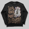 Harris Tweed x Wmns Dunk Low 'Sesame' DopeSkill Long Sleeve T-Shirt Real Ones Move In Silence Graphic Streetwear - Black
