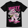Pink Sneakers DopeSkill T-Shirt Money Callin' Graphic Streetwear - Black