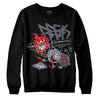 Jordan 14 Retro 'Stealth' DopeSkill Sweatshirt Break Through Graphic Streetwear - Black