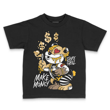 Jordan 12 Retro 'Taxi' 2025 DopeSkill Toddler Kids T-shirt Money Callin' Graphic Streetwear - Black