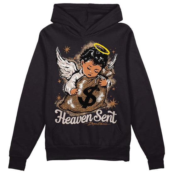 Jordan 3 Retro Palomino DopeSkill Hoodie Sweatshirt Heaven Sent Graphic Streetwear - Black