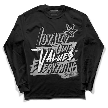 Jordan 1 Low OG “Shadow” DopeSkill Long Sleeve T-Shirt LOVE Graphic Streetwear - Black