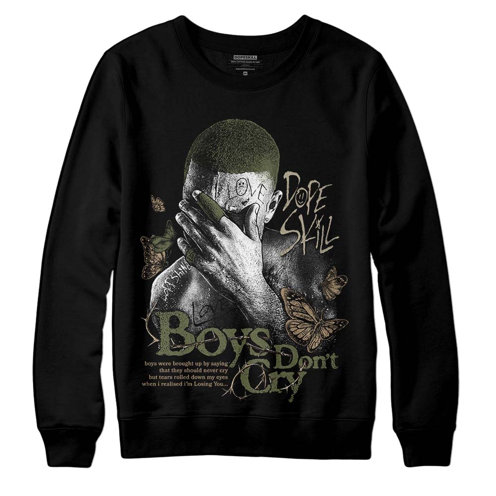 Air Max 90 Ballistic Neutral Olive DopeSkill Sweatshirt Boys Don't Cry Graphic Streetwear - Black