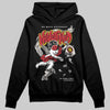 Jordan 4 “Flight Club” DopeSkill Hoodie Sweatshirt Nevermind Graphic Streetwear - Black