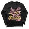 Jordan 3 GS “Red Stardust” DopeSkill Long Sleeve T-Shirt LOVE Graphic Streetwear - Black