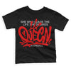 Jordan 4 Retro Red Cement DopeSkill Toddler Kids T-shirt Queen Graphic Streetwear - Black