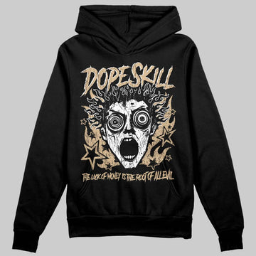TAN Sneakers DopeSkill Hoodie Sweatshirt Root of Evil Graphic Streetwear - black