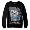 Jordan 3 "Midnight Navy" DopeSkill Sweatshirt Paid In Full Graphic Streetwear - Black 