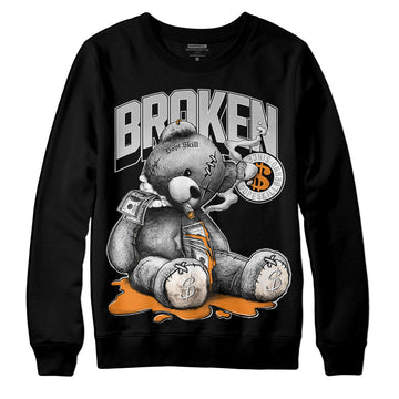 Dunk Low Cool Grey DopeSkill Sweatshirt Sick Bear Graphic Streetwear - Black