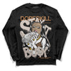 Jordan 3 Retro Palomino DopeSkill Long Sleeve T-Shirt Stay It Busy Graphic Streetwear - Black