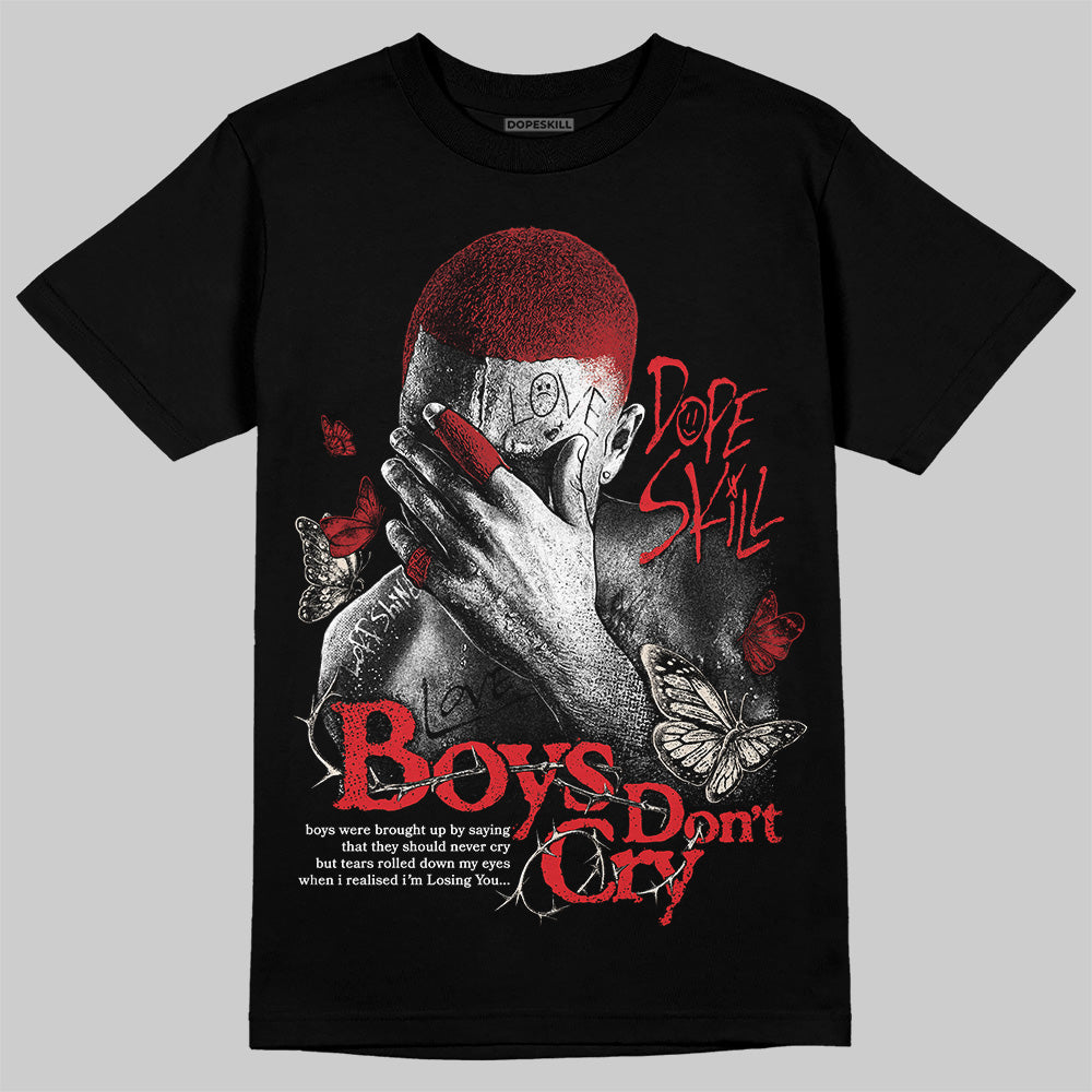 Adidas Samba OG ‘Talchum Pack ‑ Scarlet’ DopeSkill T-Shirt Boys Don't Cry Graphic Streetwear - Black