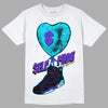 Jordan 6 "Aqua" DopeSkill T-Shirt Self Made Graphic Streetwear - White 