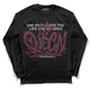 Jordan 5 Retro Burgundy (2023) DopeSkill Long Sleeve T-Shirt Queen Graphic Streetwear - Black