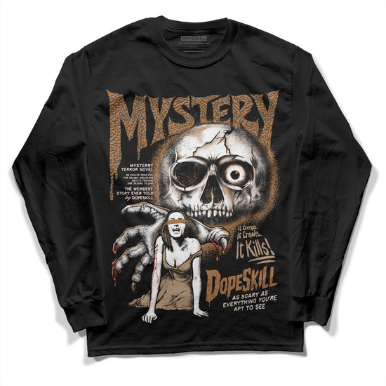 Jordan 3 Retro Palomino DopeSkill Long Sleeve T-Shirt Mystery Ghostly Grasp Graphic Streetwear - Black