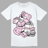 Dunk Low LX Pink Foam DopeSkill T-Shirt Bear Steals Sneaker Graphic Streetwear - White 