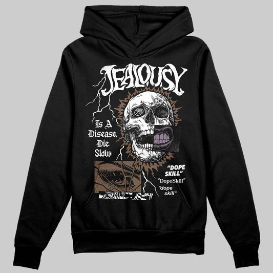 A Ma Maniére x Air Jordan 4 “Dark Mocha” DopeSkill Hoodie Sweatshirt Jealousy Graphic Streetwear - black