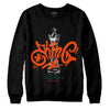 Dunk Low Team Dark Green Orange DopeSkill Sweatshirt King Chess Graphic Streetwear - Black