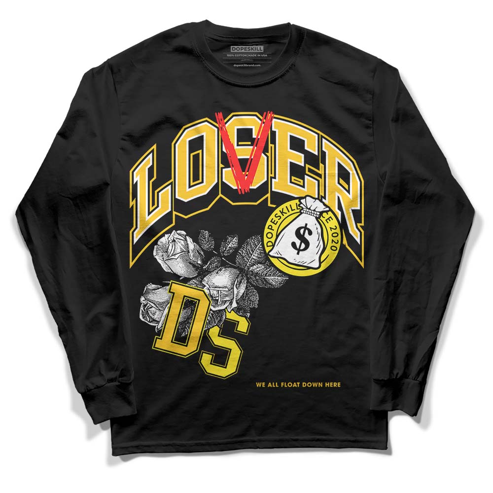 Jordan 4 Retro “Vivid Sulfur” DopeSkill Long Sleeve T-Shirt Loser Lover  Graphic Streetwear - Black