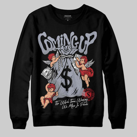 Jordan 4 “Bred Reimagined” DopeSkill Sweatshirt Money Bag Coming Up Graphic Streetwear - Black