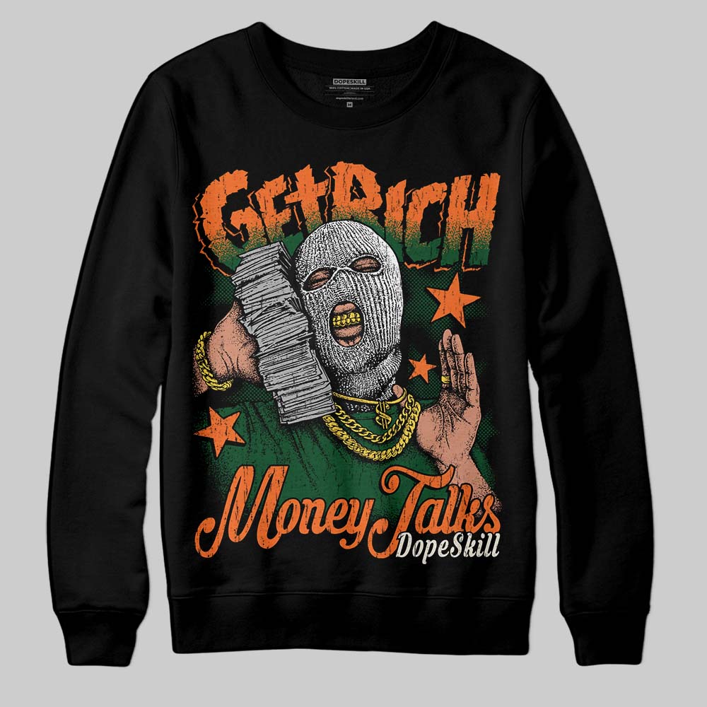 SoleFly x Air Jordan 3 “Fruits Of Our Labor” DopeSkill Sweatshirt Get Rich Graphic - Black