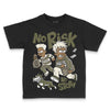 Jordan 3 “Medium Olive” aka “Family Affair” DopeSkill Toddler Kids T-shirt No Risk No Story Graphic Streetwear - Black
