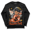 Jordan 3 Georgia Peach DopeSkill Long Sleeve T-Shirt Heaven Sent Graphic Streetwear - Black