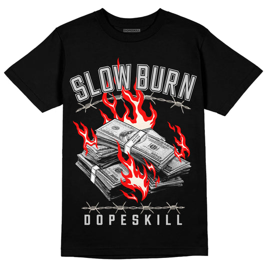 Jordan 3 “Off Noir” DopeSkill T-Shirt Slow Burn Graphic Streetwear - Black