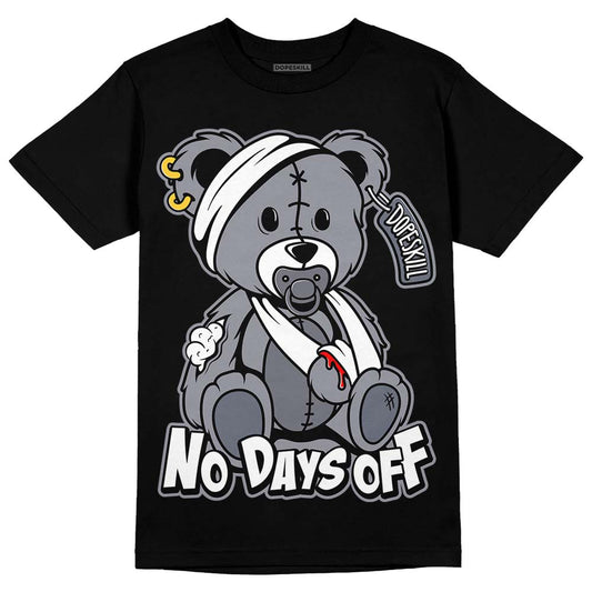 Jordan 14 Retro 'Stealth' DopeSkill T-Shirt Hurt Bear Graphic Streetwear - Black