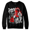 Black and White Sneakers DopeSkill Sweatshirt Drip'n Never Tripp'n Graphic Streetwear - Black