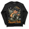 Jordan 5 "Olive" DopeSkill Long Sleeve T-Shirt Heaven Sent Graphic Streetwear - Black