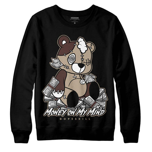 Jordan 1 High OG “Latte” DopeSkill Sweatshirt MOMM Bear Graphic Streetwear - Black