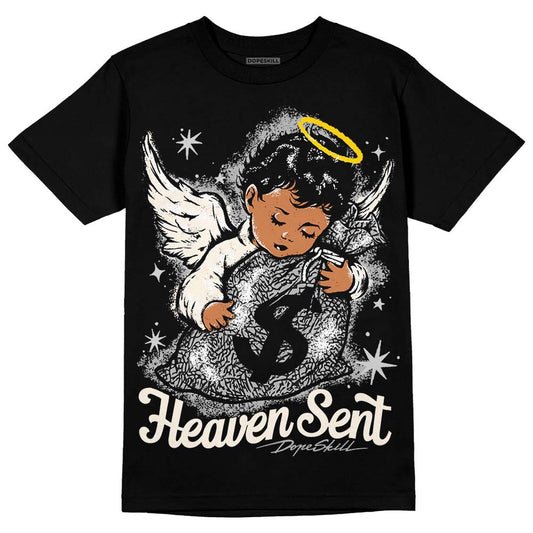 Jordan 3 “Off Noir” DopeSkill T-Shirt Heaven Sent Graphic Streetwear - Black