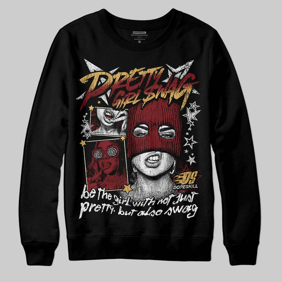 Dunk Low SE Sisterhood Sail Team Red W DopeSkill Sweatshirt Pretty Girl Swag Graphic Streetwear - Black