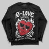 Jordan 14 Retro ‘Black Toe’ DopeSkill Long Sleeve T-Shirt Crying Heart Graphic Streetwear - Black