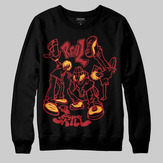 Jordan 14 Golf “Last Shot” DopeSkill Sweatshirt Real Y2K Players Graphic Streetwear - Black