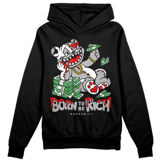Jordan 1 Low OG “Shadow” DopeSkill Hoodie Sweatshirt Born To Be Rich Graphic Streetwear - Black