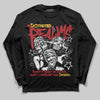 Jordan 14 Golf “Last Shot” DopeSkill Long Sleeve T-Shirt Distorted Realms Graphic Streetwear - black