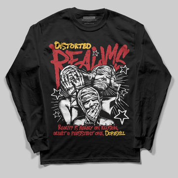 Jordan 14 Golf “Last Shot” DopeSkill Long Sleeve T-Shirt Distorted Realms Graphic Streetwear - black