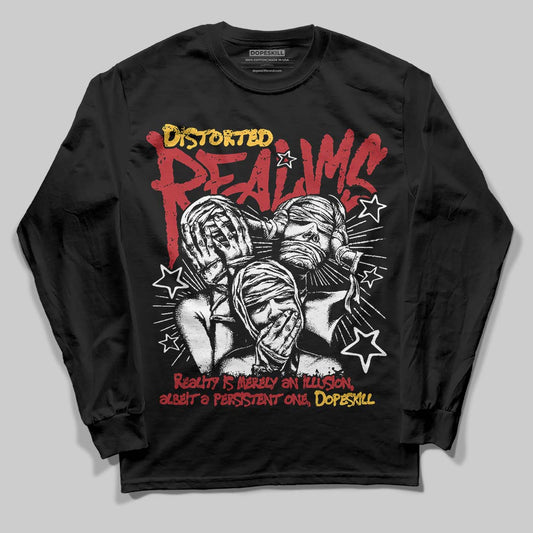 Jordan 14 Golf “Last Shot” DopeSkill Long Sleeve T-Shirt Distorted Realms Graphic Streetwear - black