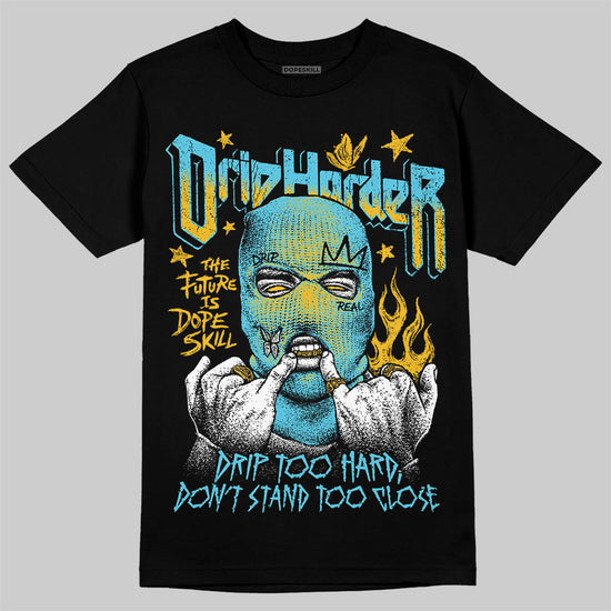 Jordan 11 Retro Gamma Blue (2025) DopeSkill T-Shirt Drip Harder Graphic Streetwear - Black