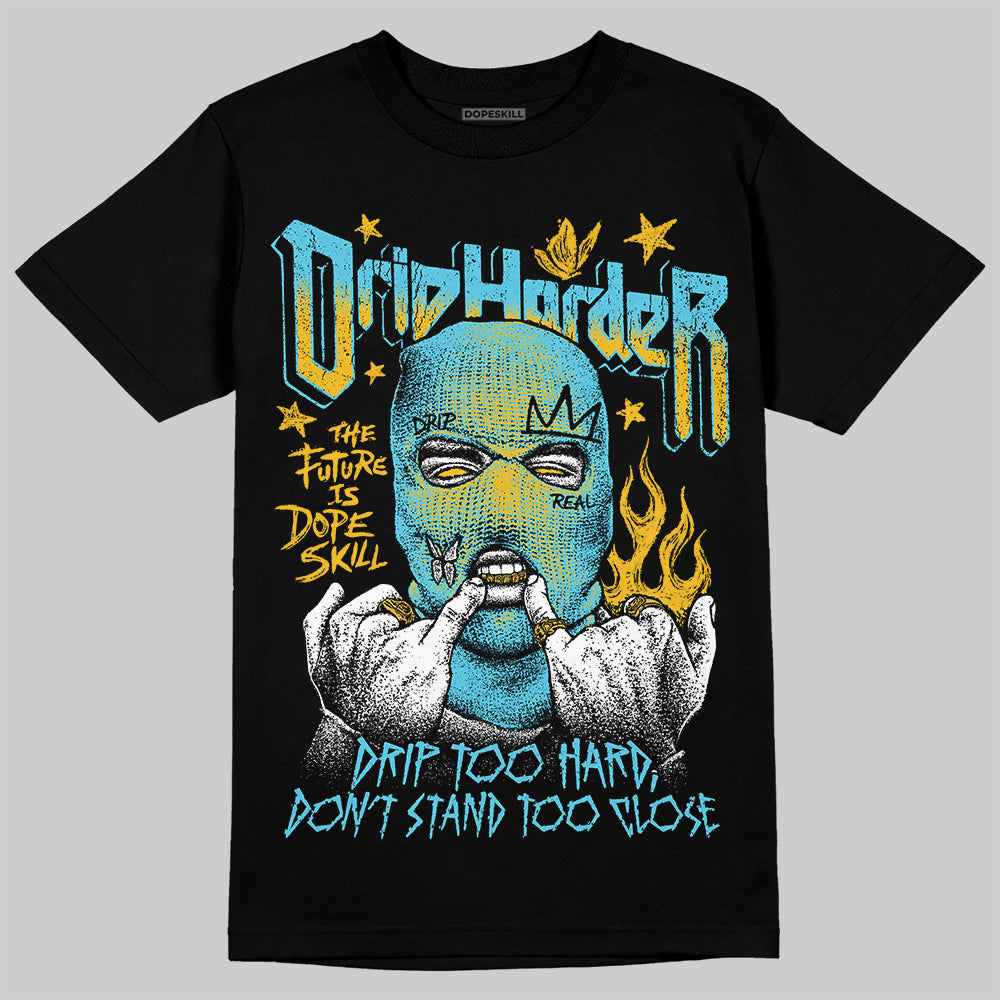 Jordan 11 Retro Gamma Blue (2025) DopeSkill T-Shirt Drip Harder Graphic Streetwear - Black