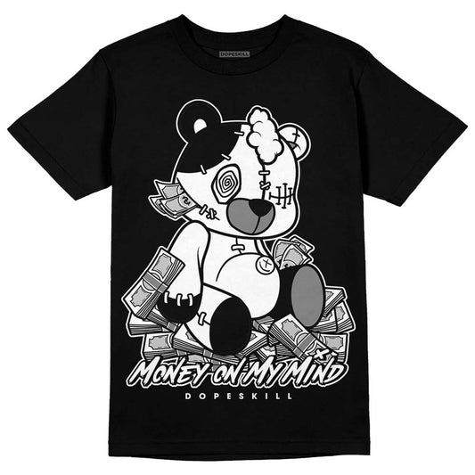 Jordan 1 High OG “Black/White” DopeSkill T-Shirt MOMM Bear Graphic Streetwear - Black