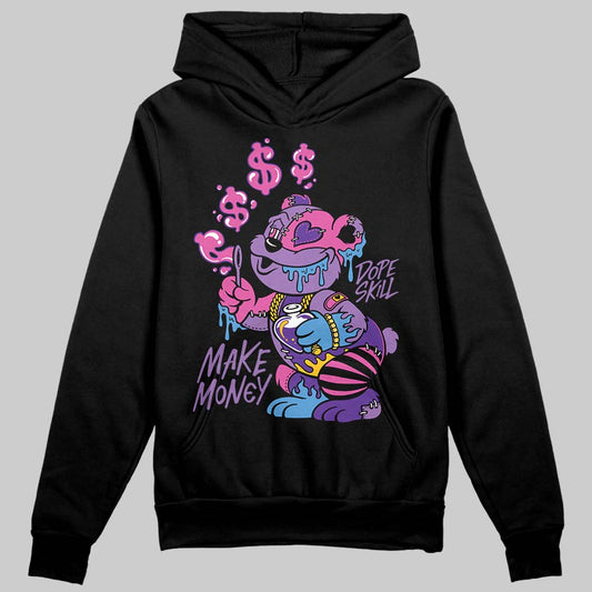 PURPLE Sneakers DopeSkill Hoodie Sweatshirt Make Money Graphic Streetwear - black