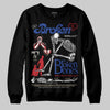 Jordan 4 “Rare Air” DopeSkill Sweatshirt Broken Bones Graphic Streetwear - Black